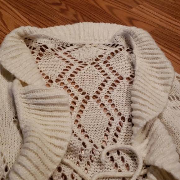 TNG Knit Super Soft Long Sweater with Ties NWT - Picture 7 of 7